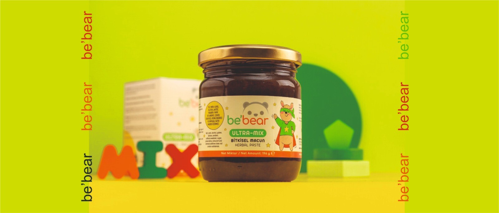 🌿 Be'bear Ultra Mix Bitkisel Macun: Doğanın Gücünü Sofranıza Taşıyın 🍯