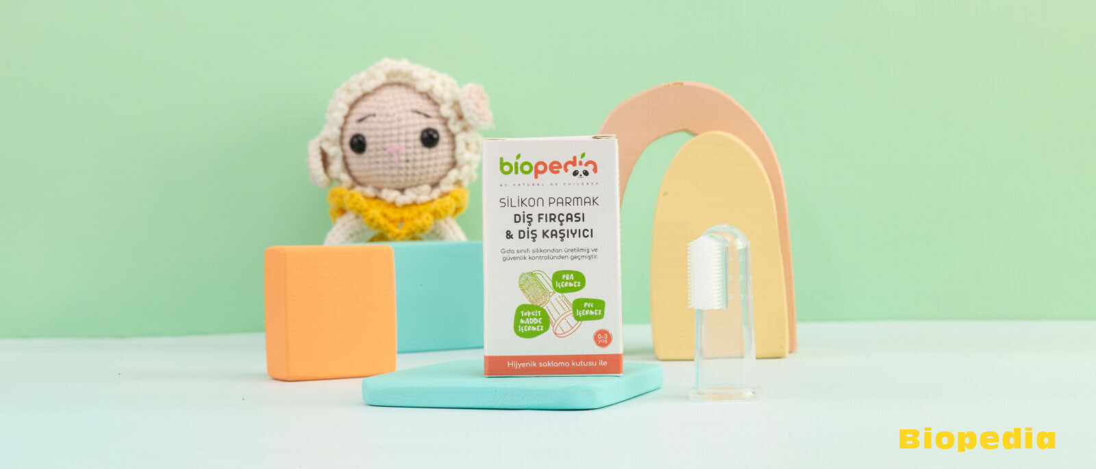 🦷 Bebeklerde Ağız ve Diş Sağlığı: Biopedia Silikon Parmak Diş Fırçası & Diş Kaşıyıcı