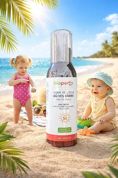 Biopedia Organik Bebek ve Çocuk Güneş Kremi 125 ml - 1