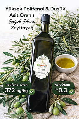 Biopedia Soğuk Sıkım Zeytinyağı 1000 ml - Biopedia