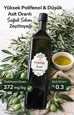 Biopedia Soğuk Sıkım Zeytinyağı 750 ml - Biopedia